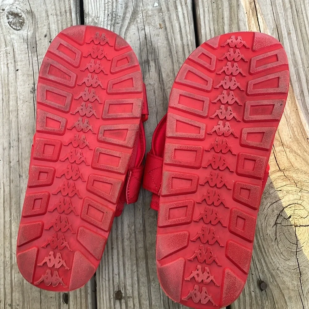 Kappa 222 Banda Mitel 1 Unisex Slides – Red/White